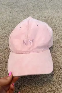 Pink NY Baseball Cap