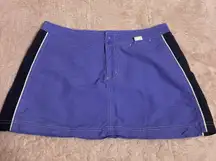 Vtg 90s LL Bean Women Skirt Size 14Purple Nylon Outdoor Activewear Bin11