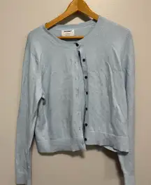 Old Navy Light Blue Cardigan - Size Large