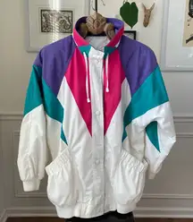 Vintage 80s 90s Innovations Izzi Lightweight Spring Parka Jacket XL