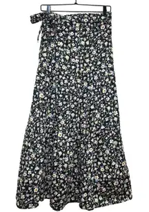 Who What Wear Women’s Floral Tiered Maxi Skirt Size 2
