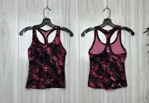 Lululemon  Cool Racerback Short Tank *Nulu Intensity Pink Blossom Multi W1DAKS