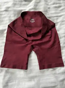 Scrunch Maroon Shorts