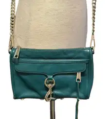 Rebecca Minkoff M.A.C. Morning‎ After Clutch Crossbody Gold Chain