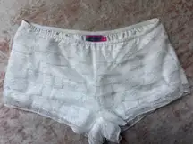 Edikted Shorts Ruffle White