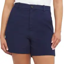 Spanx Stretch Twill Blue Shorts Plus Size 3X New with Tags