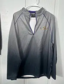 Colosseum LSU 1/4 Zip Sweatshirt Size Large NWOT