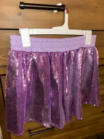 Queen of Sparkles Purple Sequin Shorts