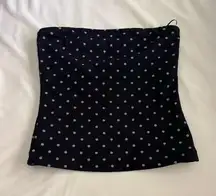 polka dot tube top