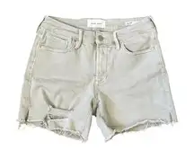 Dear John Julian Shorts Size 26 Mint Green Cut Offs Distressed Frayed Hem