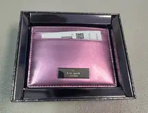 Kate Spade Metallic Purple Card Holder