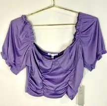 🆕 Iris Lavender Crop Top