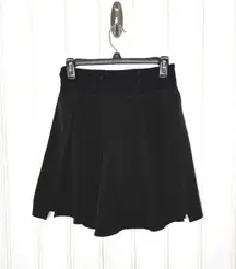 SPANX Get Moving Black Athletic Skirt With Built-In Shorts Size M