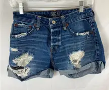 Abercrombie & Fitch Ames Low Rise Boyfriend Short Size 24 / 00