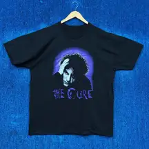 The Cure Robert Smith Gothic Metal Band T-Shirt Size XL
