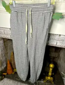 Madewell size Xs striped jogger lounge pants drawstring waist
