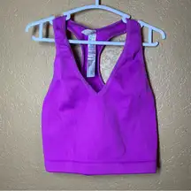 Free People Movement Throw Crop Tank Extra Size Small Purple
