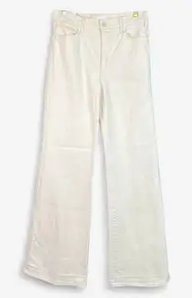 MOTHER Denim Hustler Roller Heel Wide Leg in Act Natural sz 30