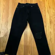 Express Women's High Rise Jeans in Black