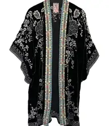 Johnny Was Velvet embroidered Okinawa jacket/kimono NWT (extremely oversized)