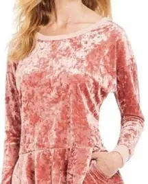 Betsey Johnson Crushed Velvet Sleep Top