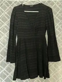 Disturbia Mini Babydoll Dress Size 8 Black Goth Grunge Witchy Alt Punk Emo