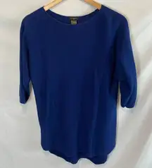 Ann Taylor Blue Knit Sweater Size SP