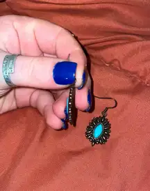 Turquoise Statement Earrings
