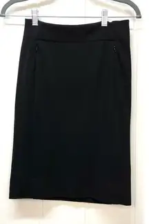 Diane Von Furstenberg‎ Pencil Skirt Size 2 Black New Keto NWOT