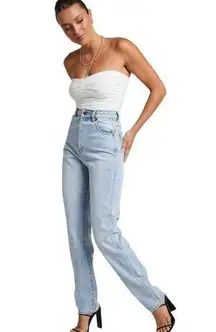 ROLLA’S  Elle Super High-Rise Relaxed Jeans in G’Day Mate Wash Size 24