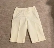 Cream Bermuda Shorts