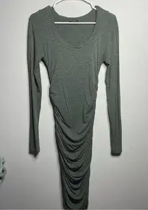 Club Monaco  Grey Bodycon Dress Size Small