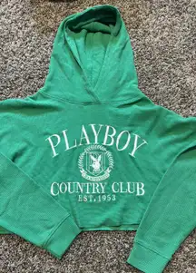 Playboy Cropped Sweatshirt