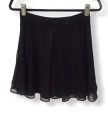 Oober Swank SZ S NWOT brown shimmer skirt