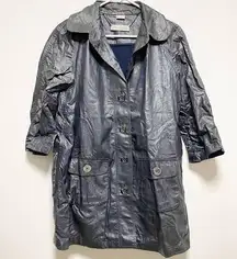 Michael Kors Steel Blue Raincoat