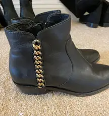 Coach Black Leather Bootie