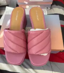 Lisa Vicky Pink Crush Platform Heels