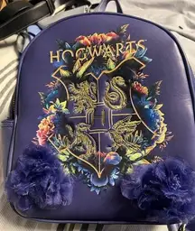 Harry Potter Hogwarts Crest Botanical Mini Backpack