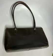 HOBO‎ taupe brown leather handbag medium size