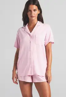 Skims Cherry Blossom PJ Set Pink NWT Baby Pink NEW W TAGS *sold out online*