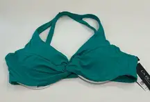 NWT La Blanca | Island Goddess Underwire Twist Bikini Top Emerald 16