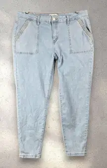 Honey & Bristle Jeans Women's 18W Light Wash Stretch Denim Comfort Casual Chic