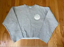 Brandy Melville - John Galt Cropped Raw Hem Crewneck California Sweatshirt