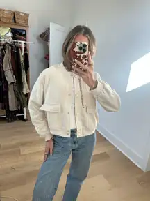 Amazon faux suede bomber jacket 
