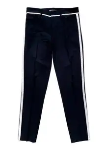 Vince Striped Track Pant Tapered Low Rise Cropped Ankle Trouser Pant 2