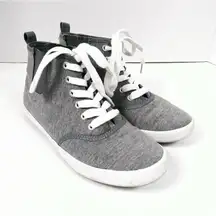 H&M Grey & White Lace Up Pull On Sneakers