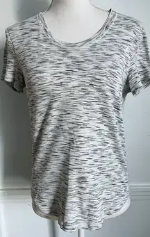 Lululemon • Grey Tiger Space Dye Short Sleeve Top