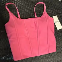 Abercrombie & Fitch NWT Abercrombie YPB Corset Sports Bra Athletic Top