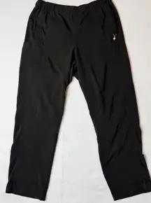 Vera Bradley Black Cargo Scrub Pants Lightweight Comfort Stretch Size LG Petite