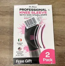 Dr. Brace Professional Knee Sleeve with Side Stabilizers set of 2